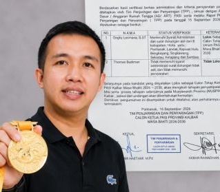 Lolos Verifikasi, Ongky Lesmana Resmi Jadi Calon Tetap Ketua Umum PASI Kalbar 2026-2030