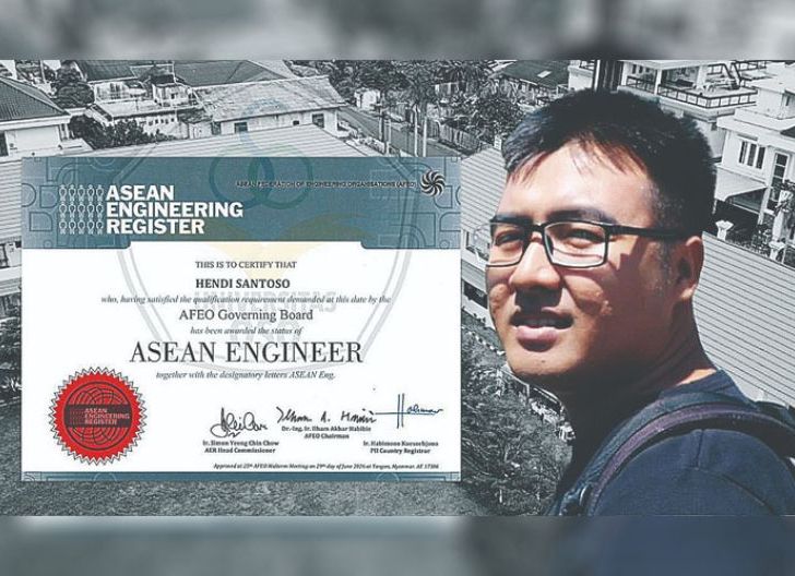 Photo of Dosen Universitas OSO Raih Gelar ASEAN Engineer dari AFEO, Perkuat Komitmen Pengembangan Kompetensi Global