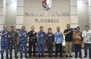 Karhutla jadi Perhatian, Danlanud Supadio dan Wali Kota Singkawang Perkuat Koordinasi