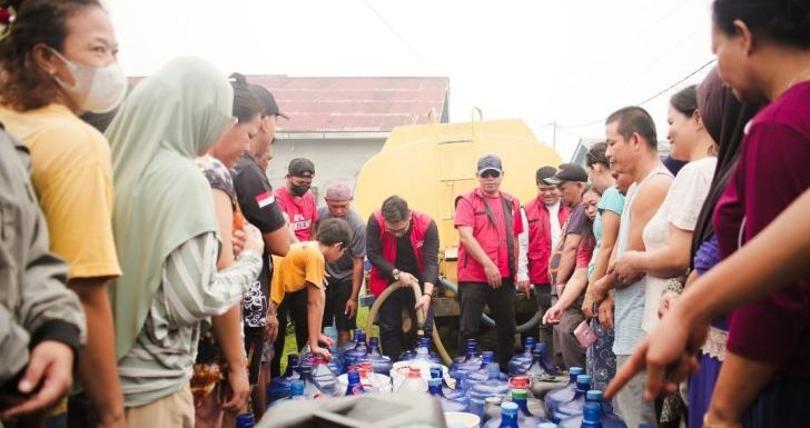 TMP Salurkan 160.000 Liter Air Bersih Untuk Warga