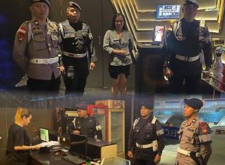 Jaga Disiplin di Luar Jam Dinas, Provos Brimob Kalbar Sambangi Sejumlah Tempat Hiburan Malam