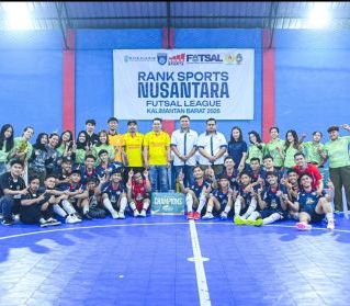 Team Radit FC dan Cewek The Boom Keluar Sebagai Juara Rank Sports Nusantara Futsal League 2026 Regional Kalimantan Barat