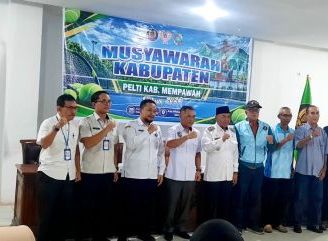 Siap Tatap Porprov Kalbar 2026, Dewo Dirgantara Terpilih Secara Aklamasi Memimpin PELTI Kabupaten Mempawah