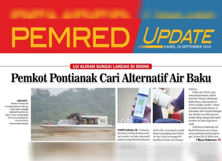 Photo of Pemkot Pontianak Cari Alternatif Air Baku, Uji Aliran Sungai Landak di Biong