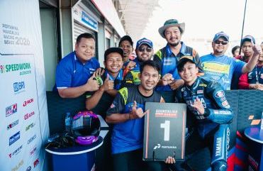 Fahmi Basam Pertahankan Gelar Juara Nasional Sport 150cc, Yamaha Bidik Titel Berikutnya di Seri Pamungkas