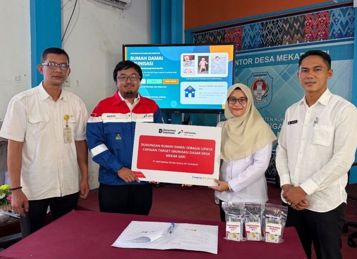 Photo of Pertamina Patra Niaga Regional Kalimantan Dukung Rumah Damai, Perkuat Akses Imunisasi Anak di Kubu Raya