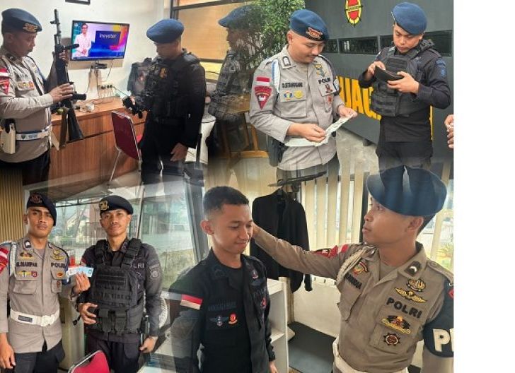 Photo of Pastikan Personel Siap Bertugas, Brimob Kalbar Rutin Gelar Gaktiblin