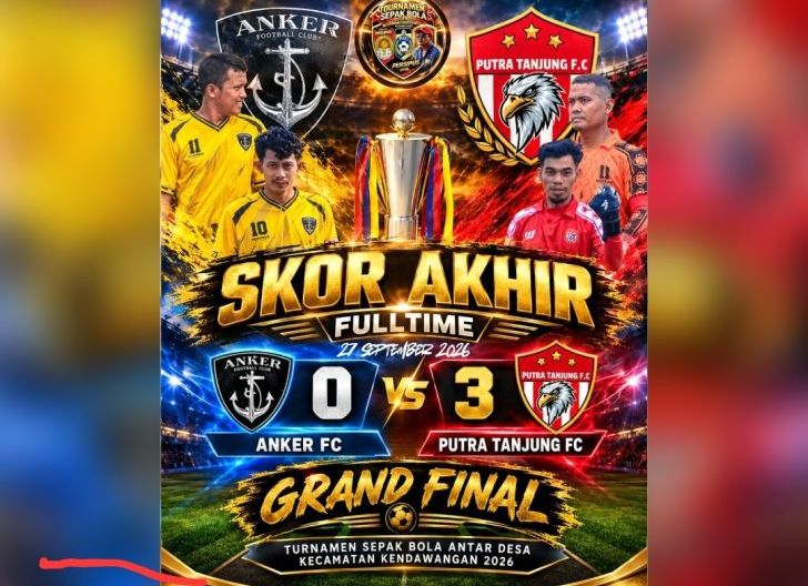 Photo of Kenang Tokoh Olahraga H. Pusar Rajali, Pemuda Kendawangan Gelar Turnamen Sepak Bola