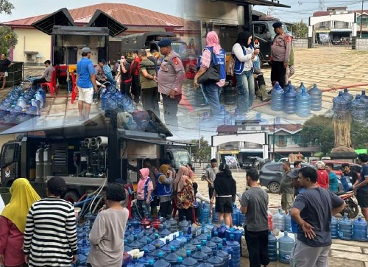 Photo of Solusi di Tengah Kemarau dan Karhutla, Brimob Kalbar Salurkan Air Bersih untuk Warga Desa Payah Kumang