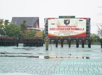 Berlangsug Khidmat, Kodam XII/Tpr Gelar Upacara Hari Kesaktian Pancasila 2026
