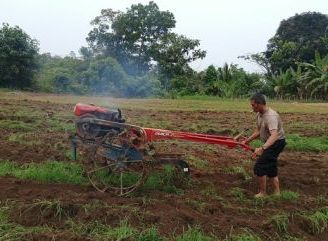 Lahan TPK Ketahanan Pangan Polsek Kapuas Disiapkan untuk Tanam Jagung Hibrida