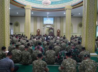 Peringati HUT ke-81 TNI, Kodam XII/Tpr Gelar Doa Bersama Lintas Agama