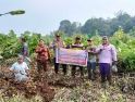 Buka Lahan Tak Harus Membakar, Polsek Tayan Hilir Edukasi Warga Desa Cempedak