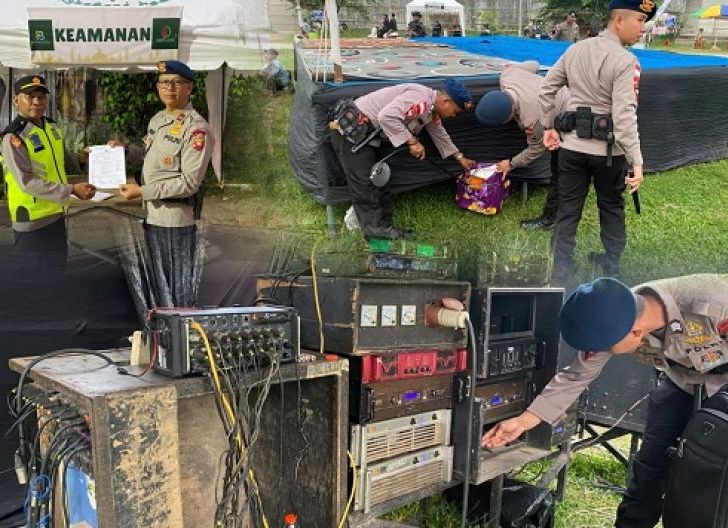 Photo of Jelang Tablig Akbar, Brimob Kalbar Sterilisasi Lapangan Kridasana Singkawang