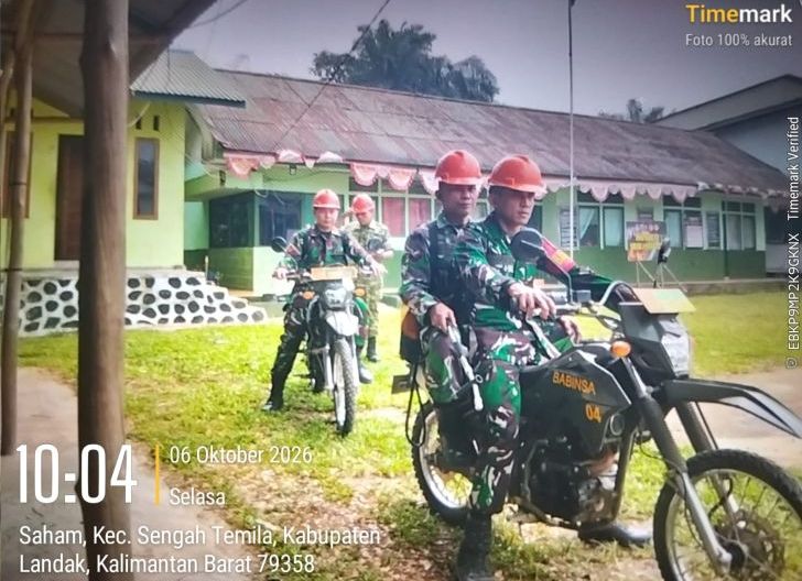 Photo of Cegah Karhutla, Koramil 1210-04/Sengah Temila Patroli Wilayah Rawan di Sengah Temila dan Sebangki