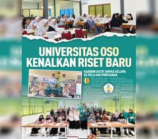 Universitas OSO Kenalkan Riset Baru, Karbon Aktif Ampas Kelapa ke Pelajar Pontianak