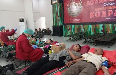 Setetes Darah untuk Kemanusiaan, Brimob Kalbar Perkuat Sinergi TNI-Polri di HUT ke-79 Korpasgat