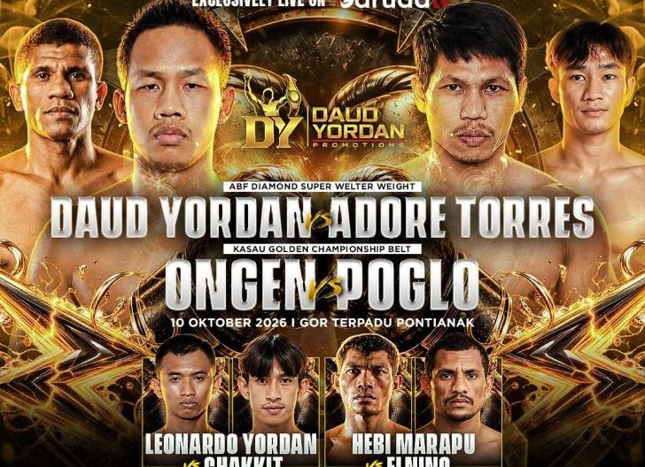 Photo of Back to Champion 2026 Menggebrak GOR Ayani Pontianak, Daud “The Boxing Senator” Yordan Bidik Jalan Menuju Manny Pacquiao dengan Mengguncang Ring Tinju Kalbar