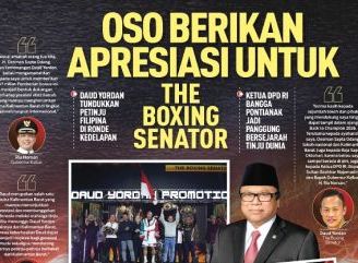 OSO Berikan Apresiasi untuk The Boxing Senator