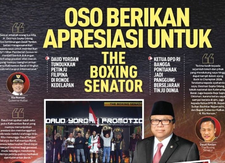 Photo of OSO Berikan Apresiasi untuk The Boxing Senator
