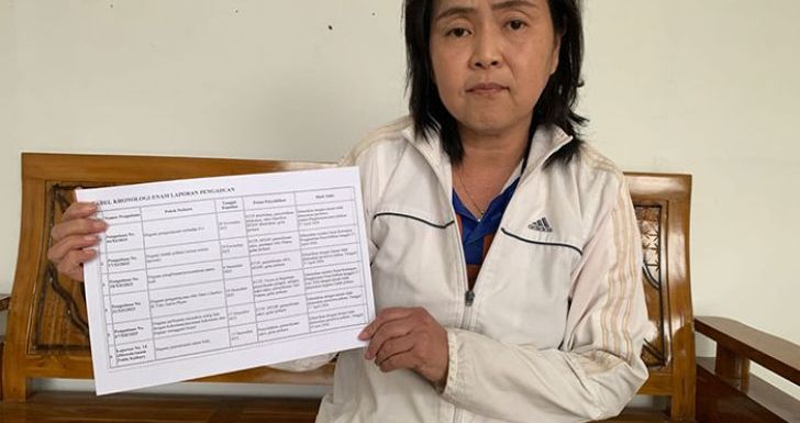 Evi Pertanyakan Penghentian Tujuh Laporan Polisi, Warga Pemangkat Cari Keadilan