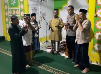 Subuh Keliling di Masjid Babussalam, Polisi Ajak Warga Jaga Toleransi dan Waspadai Hoaks