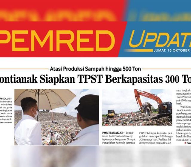 Pontianak Siapkan TPST Berkapasitas 300 Ton, Atasi Produksi Sampah hingga 500 Ton