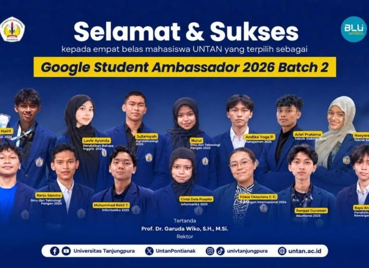 Photo of Siap Perkuat Literasi Digital, Mahasiswa UNTAN Terpilih Jadi Duta Google AI