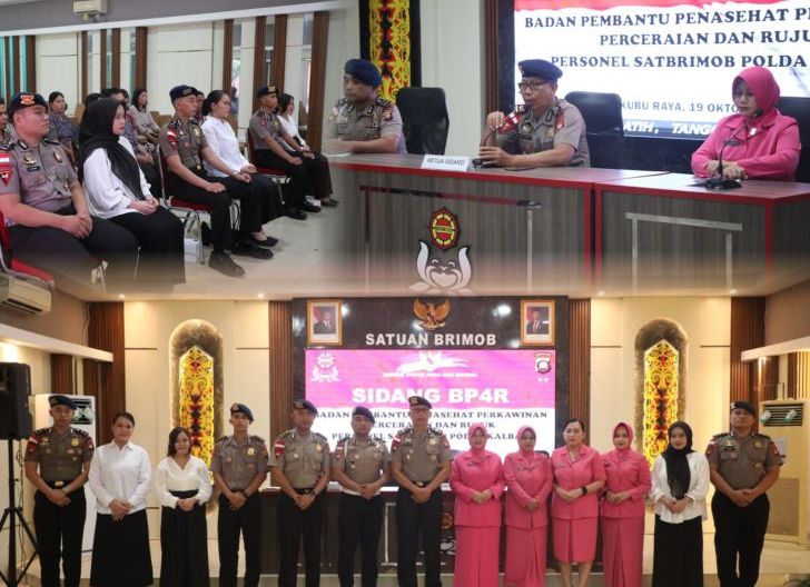Photo of Tiga Personel Dibekali Persiapan Berumah Tangga, Brimob Kalbar Gelar Sidang BP4R