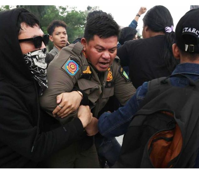 Situasi Kota Pontianak Kondusif, Demo Dua Tahun Prabowo-Gibran Meluas