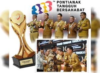 Pontianak Raih Penghargaan TPAKD Terbaik, Kado Hari Jadi ke-255