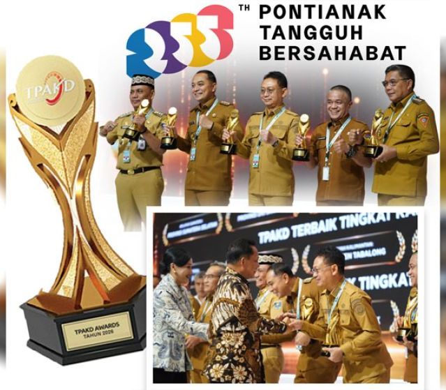 Pontianak Raih Penghargaan TPAKD Terbaik, Kado Hari Jadi ke-255