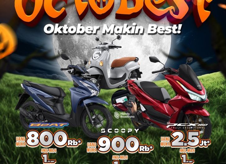Photo of Beli Motor Honda Dapat Berbagai Hadiah Menarik dan Diskon Besar, Promo Oktober Makin Best untuk Konsumen Loyal