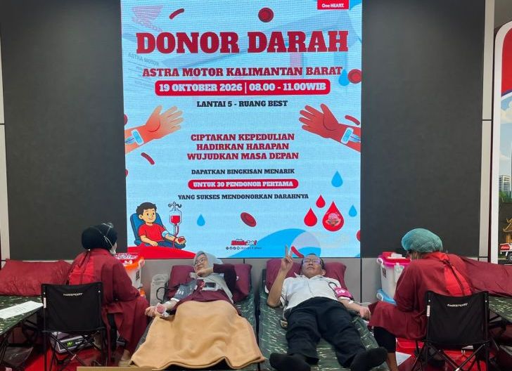 Photo of Ciptakan Kepedulian, Astra Motor Kalbar Gelar Aksi Donor Darah