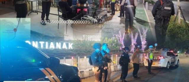 Warga Diimbau Waspadai Potensi Kriminalitas, Brimob Kalbar Gencarkan Patroli Malam