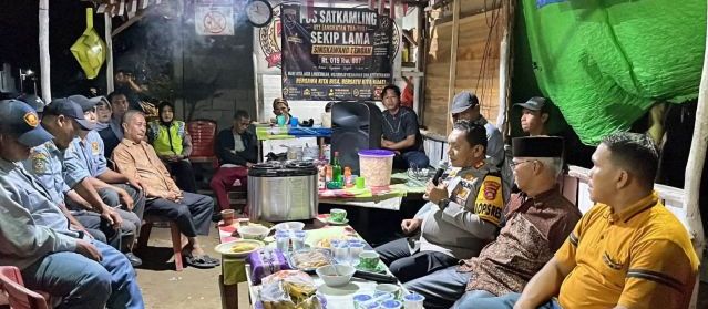 Polres Singkawang Ajak Masyarakat Aktifkan Kembali Pos Satkamling