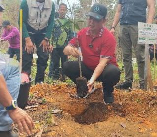 Gubernur Kalbar Tanam Pohon di Pantai Kura-Kura, Perkuat Mitigasi Lahan Terbakar dan Pemberdayaan Pesisir