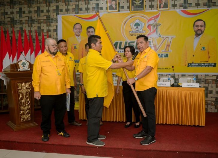 Photo of Oktafianus Terpilih Aklamasi Pimpin Golkar Kabupaten Melawi